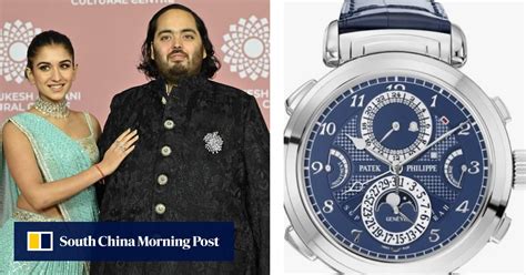 patek philippe watch ambani son|Patek Philippe anant ambani.